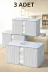 Timburly 3xd117hurc 3 Adet Home Sweet Home Çizgili Baza Altı Dolap Üstü Büyük Yastık Yorgan Kazak Hurcu 41X64X35Cm D117 1