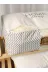 Timburly TIMBURLY.HS.BYK.001.212852 Yıkanabilir Pamuklu Home Storage Gri Balık Sırtı Gri Yazı Düzenleyici Hurç Orta Boy 21X28X52Cm D70 3
