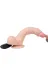 Titreşimli Realistik Gerçekçi Doku Dildo 21 Cm 3