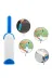 TOPTANFONİ PRA-6936450-3705 Tüy Toz Temizleyici Fırça Seti 2Li Mavi Vakum Ambalajlı Kedi Köpek Tüyü Toplama Elbise Tüyü Toplama 2