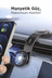 Torima Jx-057 Siyah Güçlü Manyetik 360° Dönebilen, Esnek, Yapışkan Tabanlı, Sarsıntı Önleyici Araç İçi Telefon Tutucu 2