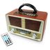Torima M-112Bt Işıklı Kumandalı Nostaljik Radyolu Bluetooth Hoparlör 1