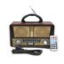 Torima M-112Bt Işıklı Kumandalı Nostaljik Radyolu Bluetooth Hoparlör 2