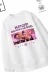 Trend Çocuk Kız Model Tam Kalıp Oversize Hun Tasarım 2 İplik Pamuğa Pamuk Kumaş Sweatshirt 65 2