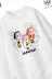 Trend Çocuk Kız Model Tam Kalıp Oversize Karikatür Hun Tasarım 2 İplik Pamuğa Pamuk Kumaş Sweatshirt 12 2