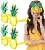 Tropikal Hawaii Ananas Şekilli Parti Gözlüğü 9.5 x 14 cm (4745) 1