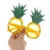 Tropikal Hawaii Ananas Şekilli Parti Gözlüğü 9.5 X 14 Cm 2