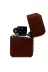 twingold AD02001 İsme Özel Handmade El Yapımı Hakiki Deri Zipp0 Modeli Çakmak - Taba 3