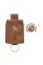 twingold İsme Özel Çıtçıtlı Anahtarlık - % 100 Rainbow Deri - Ag01001 - Camel 1