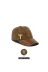 twingold İsme Özel Kep Şapka - %100 Deri - Ab01012 - Camel 1