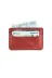 twingold KC03001 İsme Özel Yatay Kartlık - %100 Rainbow Deri - A011001 - Kırmızı 1