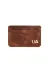 twingold KC03001 İsme Özel Yatay Kartlık - %100 Rainbow Deri - A011001 - Kahverengi 3