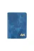 twingold KC03011 İsme Özel Pasaport Kılıfı - %100 Rainbow Deri - Ak02003 - Saks Mavisi 3