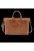 twingold TWG-10293 Kişiye Özel Rainbow Deri Kahverengi Evrak - Laptop Çantası 3