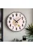 TYC0C88523DF4FBB00 Dekoratif Türkçe Rakamlı Uv Baskılı Duvar Saati (Sessiz) Akar Mekanizma 40Cm Metal Akrep Yelkovan 1
