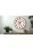 TYC0C88523DF4FBB00 Dekoratif Türkçe Rakamlı Uv Baskılı Duvar Saati (Sessiz) Akar Mekanizma 40Cm Metal Akrep Yelkovan 2