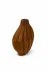 Typoniq Attitude Included TYP25501002 Forma Terra Ahşap Görünümlü Organik Formlu Dekoratif Seramik Vazo 17 X 17 Cm 2