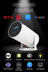 ultra hd Taşınabilir Android Sinema Projeksiyon Wifi Destekli En Güncel Sürüm Akıllı Projektör Beyaz 720P 1
