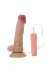 Ultra Yumuşak Dokulu Titreşimli Ve Rotasyonlu Realistik Vibratör Penis 20 Cm 1