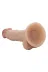 Ultra Yumuşak Dokulu Titreşimli Ve Rotasyonlu Realistik Vibratör Penis 20 Cm 4