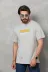 Unisex Basic Bisiklet Yaka Oversize T-Shirt - Gri - S - Gri 1