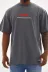 Unisex Baskılı Oversize T-Shirt - Füme - M - Füme 1