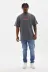 Unisex Baskılı Oversize T-Shirt - Füme - M - Füme 3