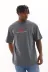 Unisex Baskılı Oversize T-Shirt - Füme - M - Füme 4