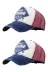 Unisex Eskitme Jewel Shine Ayarlanabilir Beyzbol Kep Şapka Baseball Şapka 2'li Set 4