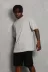 Unisex Oversize Düz Bisiklet Yaka T-Shirt - Gri - M - Gri 3