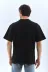 Unisex Oversize Düz Bisiklet Yaka T-Shirt - Siyah - S - Siyah 2