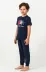 U.S. Polo Kısa Kol Pijama Takım US2441-4 Lacivert 2