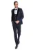 Velvet Yakalı Slim Fit Lacivert Erkek Damatlık - Wessi - 58 / Lacivert 4