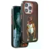 Venco Apple İphone 16 Pro Perma Desenli Kapak - Kahverengi 2