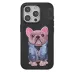 Venco İphone 15 Pro Max Cute Desenli Kapak - Siyah 1