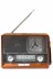 Vintage Nostaljik Radyo AUX USB SD Kart Girişli Şarjlı Bluetooth Bağlantılı 2