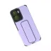 Vivo Y16 Kılıf Mega Standlı Silikon - Lila 3