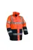 Vizwell VWJK05T Reflektörlü 300D Oxford Çift Renk Parka Yağmurluk Turuncu 1