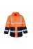 Vizwell VWJK05T Reflektörlü 300D Oxford Çift Renk Parka Yağmurluk Turuncu 3