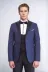 Wessi Erkek Desenli Lacivert Damatlık Slim Fit Takım Elbise - Wessi - 54 / Lacivert 2