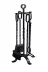 WOODSHUT SGSS-38006 5 Li İthal Metal Ferforje Şömine - Soba Maşa Takımı Aksesuar Seti 1