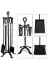 WOODSHUT SGSS-38006 5 Li İthal Metal Ferforje Şömine - Soba Maşa Takımı Aksesuar Seti 3