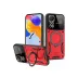 Xiao Red Note 12 Pro 4g Kılıf Joy Lens Standlı Kapak - Kırmızı 1