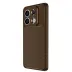 Xiao Red Note 13 Pro 4g Kılıf Auto Focus Karbon Kapak - Kahverengi 2
