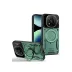 Xiao Red Note 14 Pro 5g Kılıf Joy Lens Standlı Kapak - Koyu Yeşil 1