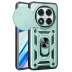 Xiao Red Note 14 Pro 5g Kılıf Pars Lens Yüzüklü Silikon - Yeşil 1