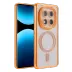 Xiao Red Note 15 Pro 4g Joke Simli Magneticsafe Kılıf - Turuncu 1