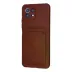 Xiaomi Mi 11 Kılıf Kelvin Kartvizitli Silikon - Bordo 3