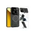 Xiaomi Mi 14 Ultra Kılıf Joy Lens Standlı Kapak - Mor 2