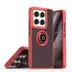 Xiaomi Mi 15 Pro Kılıf Montreal Yüzüklü Silikon Kapak - Kırmızı 1